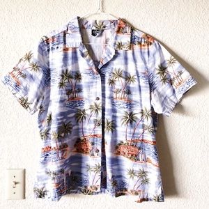 Hawaiian Vacation Shortsleeved Button Down Shirt